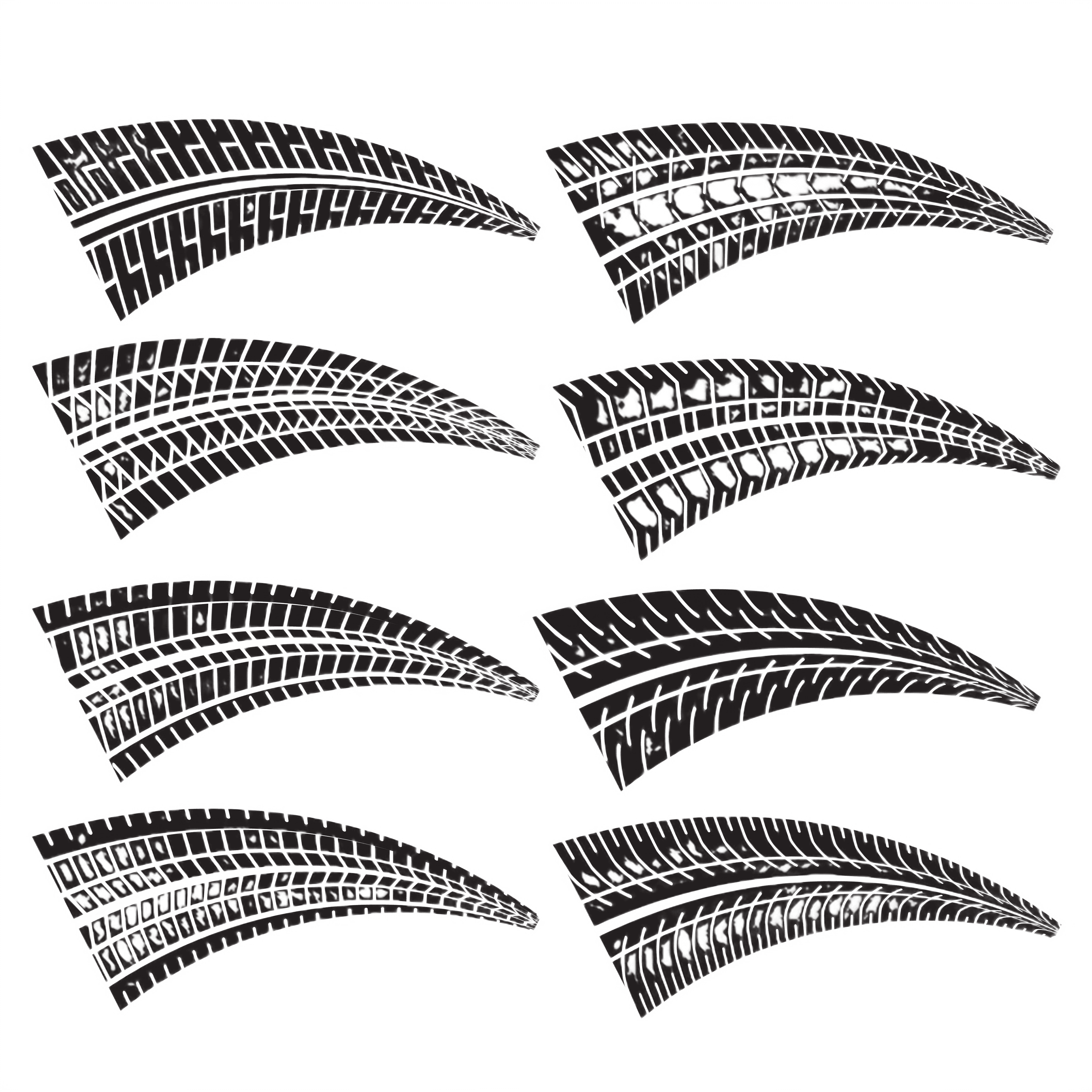 Tire tread background